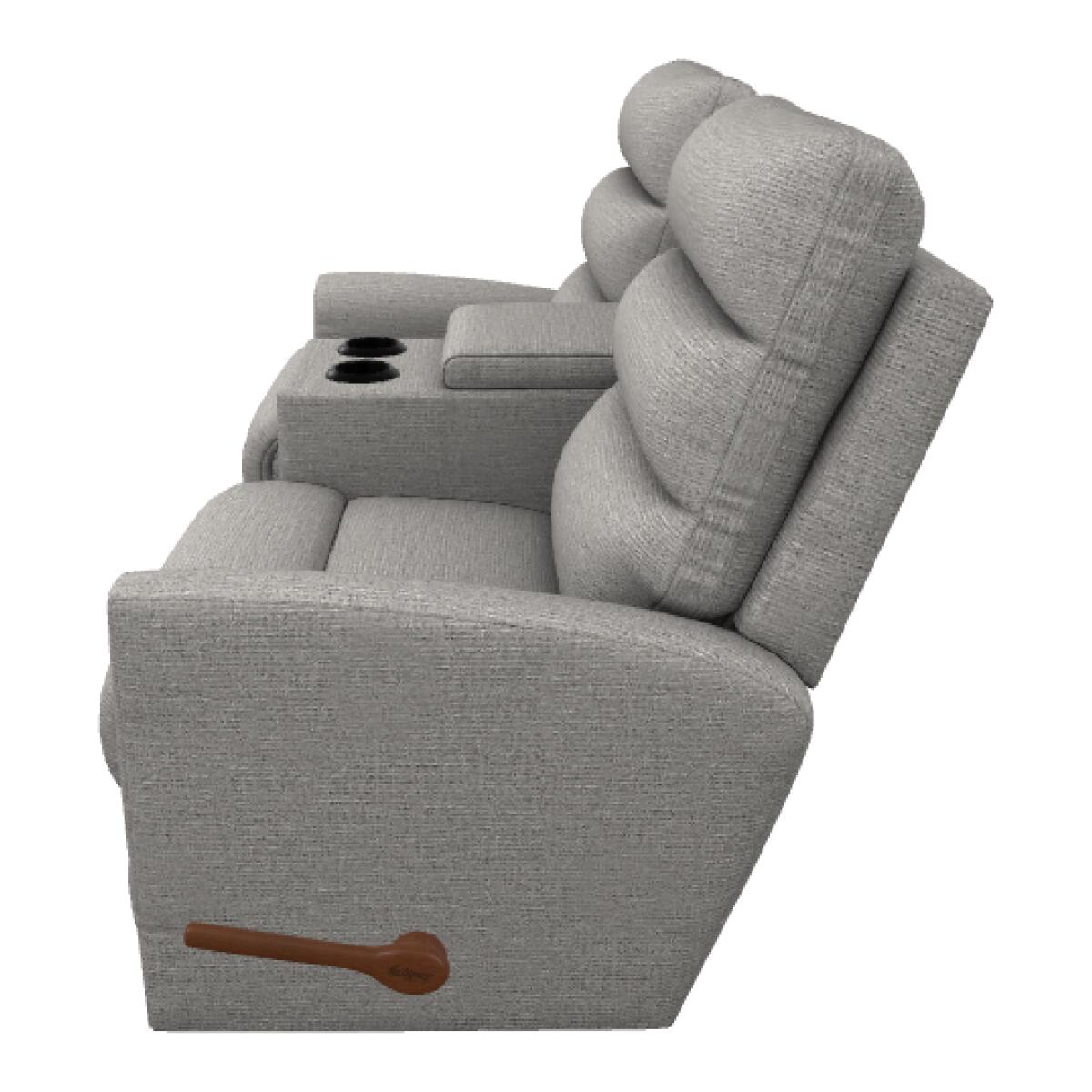 Liam Wall Reclining Loveseat w/ Console - 339786 - Image 3