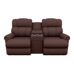 Pinnacle Power Wall Reclining Loveseat w/ Headrest & Console - U39512