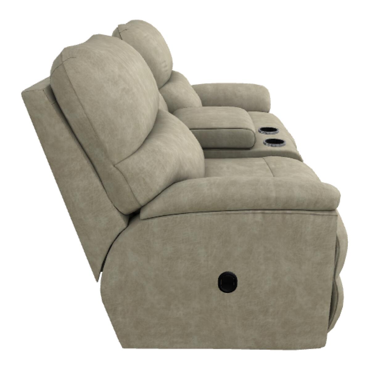 Trouper Reclining Loveseat w/ Console - 449724 - Image 5