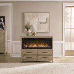 Fireplace TV Consoles 780 54 Inch Chest w/ Fire FTS