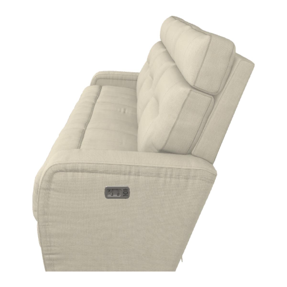 Baron Power Wall Reclining Sofa w/ Headrest & Lumbar - 33X807 - Image 3