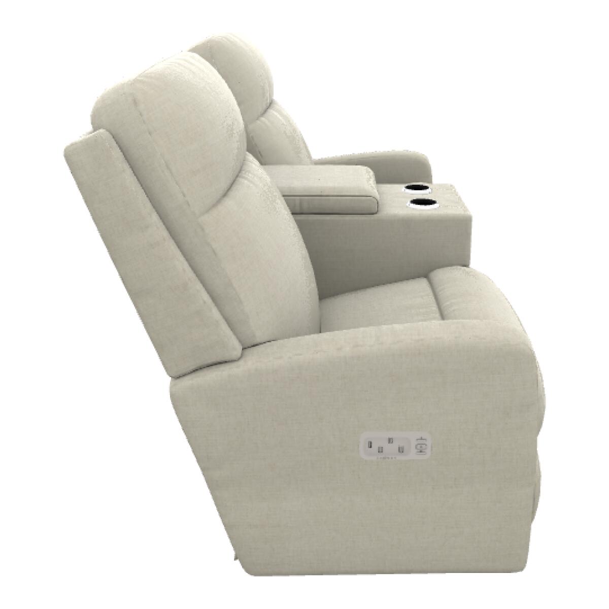Finley Power Wall Reclining Loveseat w/ Headrest & Console - U39747 - Image 5