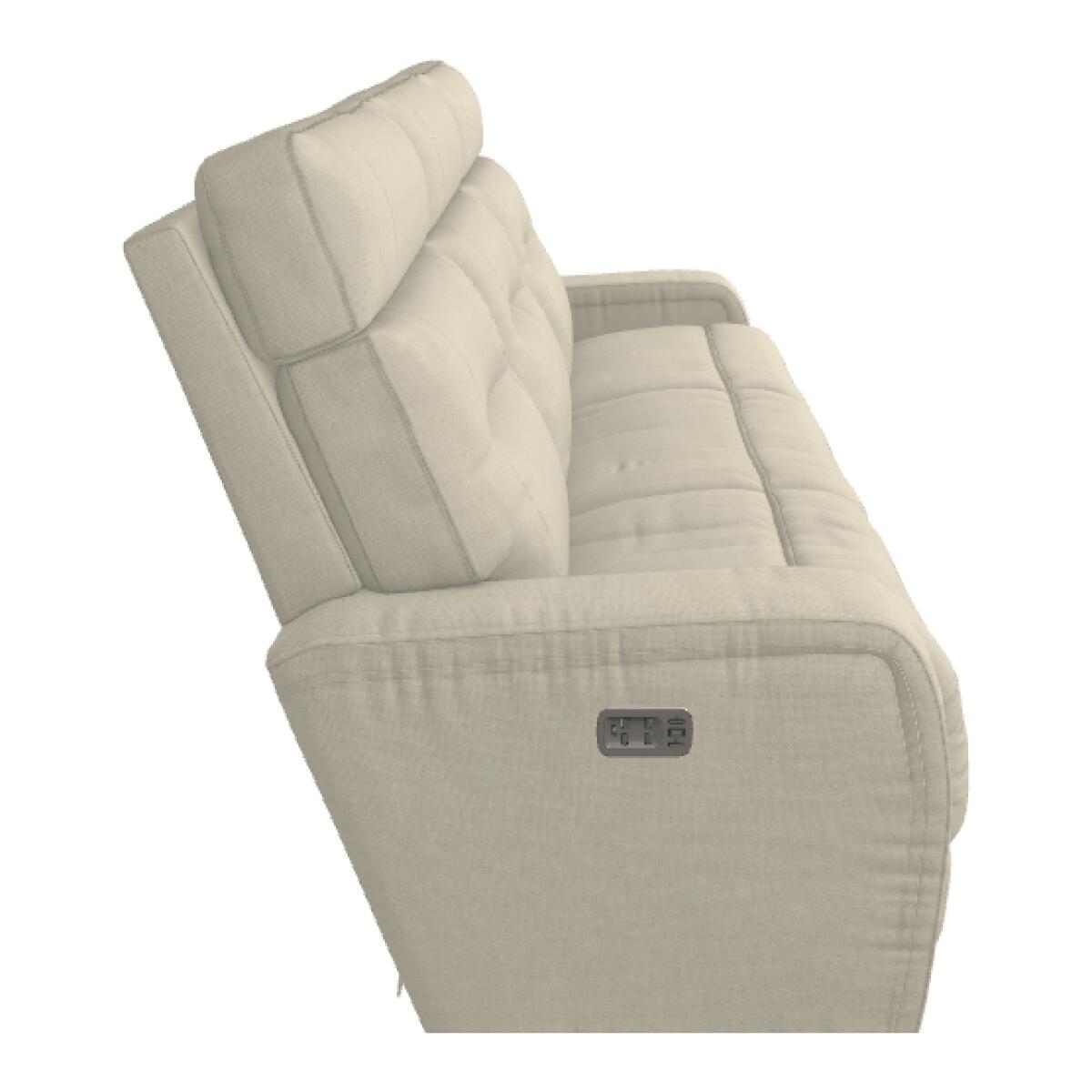Baron Power Wall Reclining Sofa w/ Headrest & Lumbar - 33X807 - Image 5