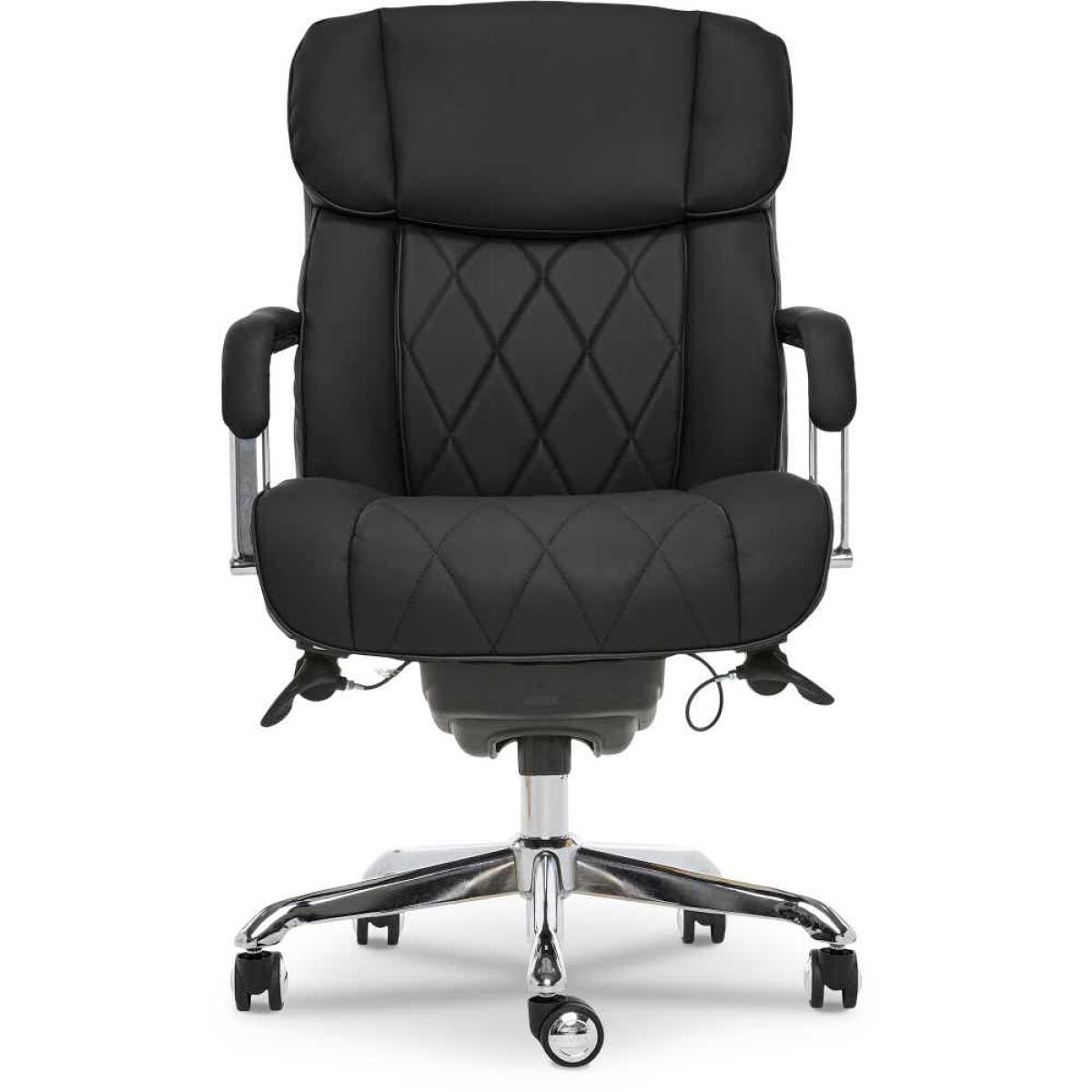 Sutherland Quilted Leather Office Chair, Jet Black - 44813A-LZB - Image 4