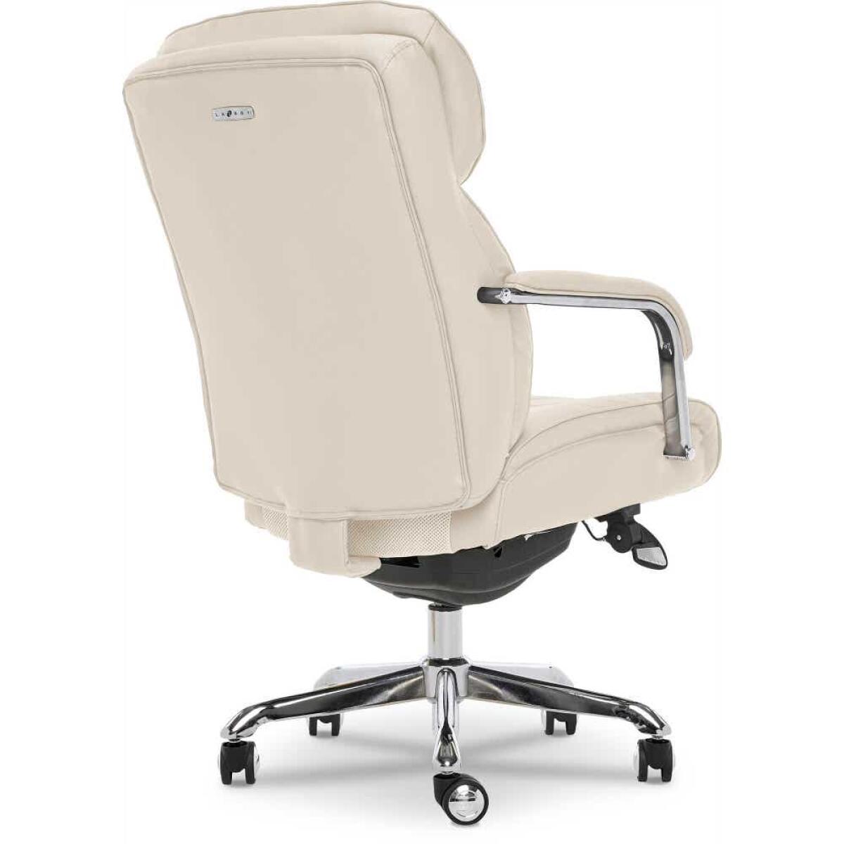 Sutherland Quilted Leather Office Chair, Light Ivory - 44813C-LZB - Image 5