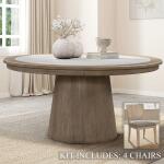 Proximity Place Opt 5 Piece Round Ped Table Set