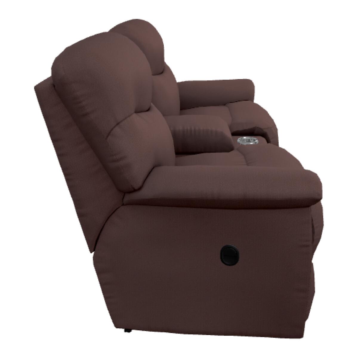 James Reclining Loveseat w/ Console - 449521 - Image 5