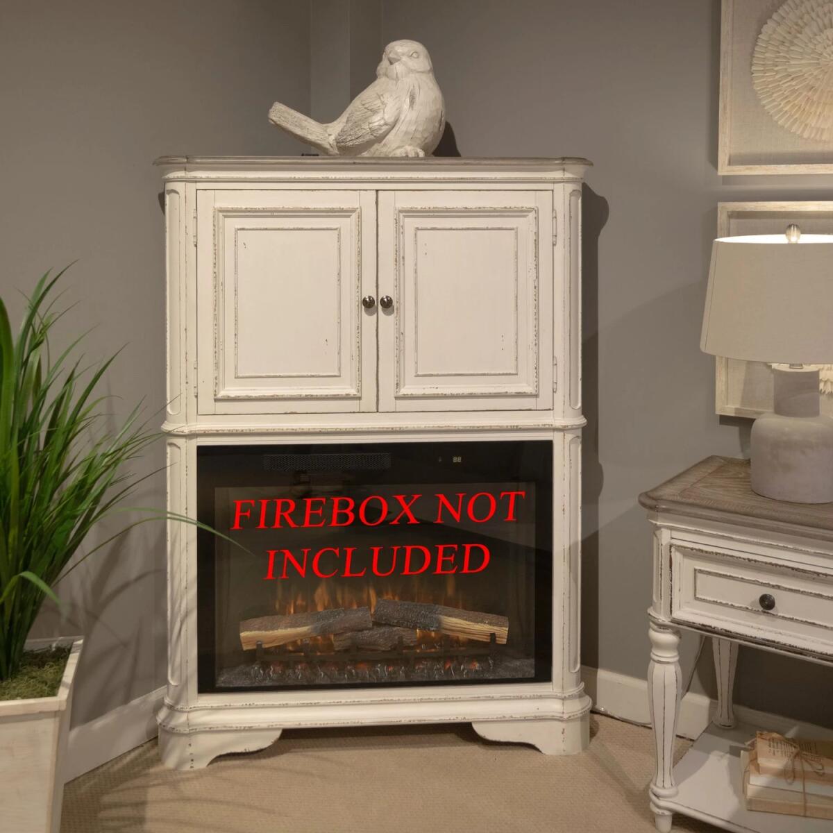 Fireplace TV Consoles 42 Inch Corner Fireplace Chest - Image 2