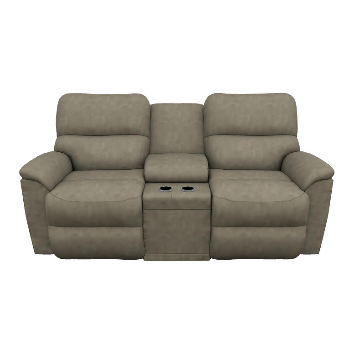 Brooks Power Reclining Loveseat w/ Console Headrest & Lumbar - X49727 - Image 2