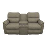Brooks Power Reclining Loveseat w/ Console Headrest & Lumbar - X49727