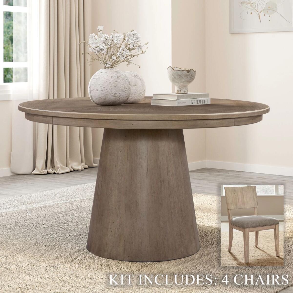 Proximity Place 5 Piece Round Table Set - Image 2