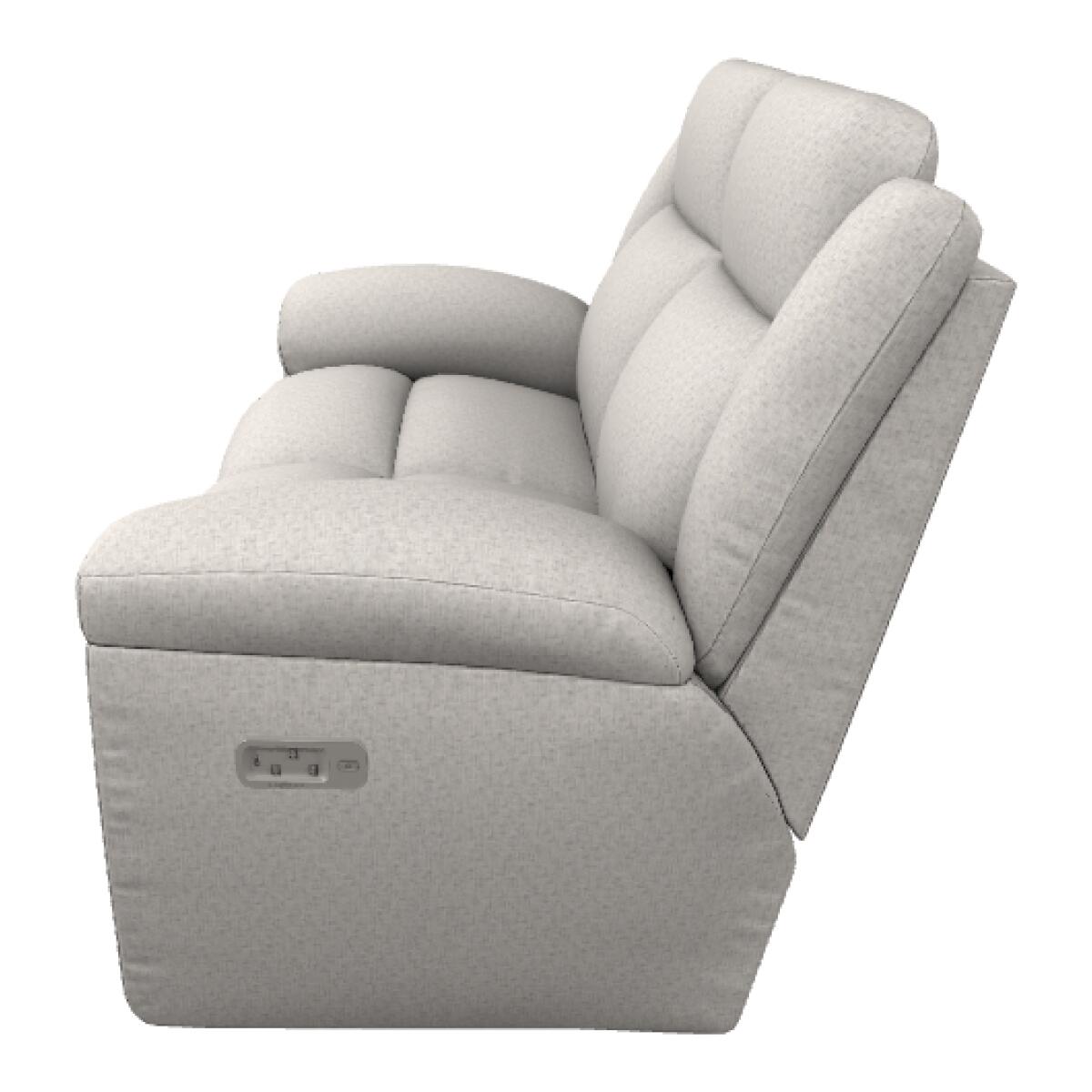 Joel Power Reclining Loveseat w/ Headrest & Lumbar - X48761 - Image 3