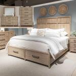 Proximity Place Queen Storage Bed, Dresser & Mirror, Chest