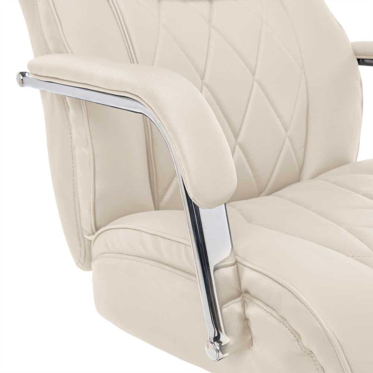 Sutherland Quilted Leather Office Chair, Light Ivory - 44813C-LZB - Image 9