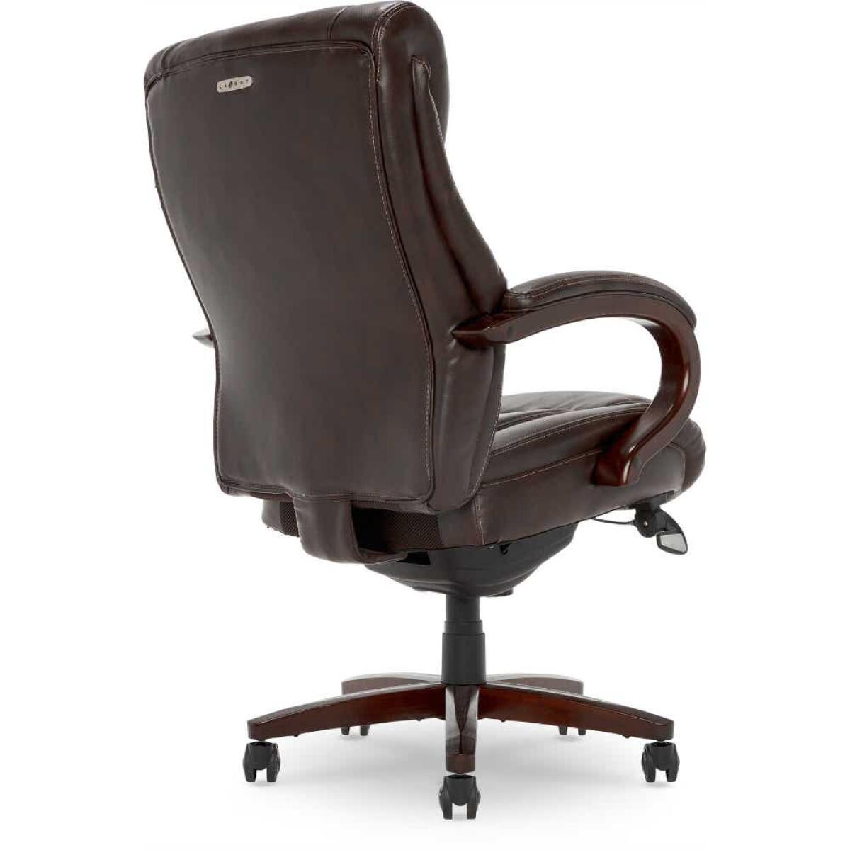 Bellamy Executive Leather Office Chair, Brown - 45783-LZB - Image 7