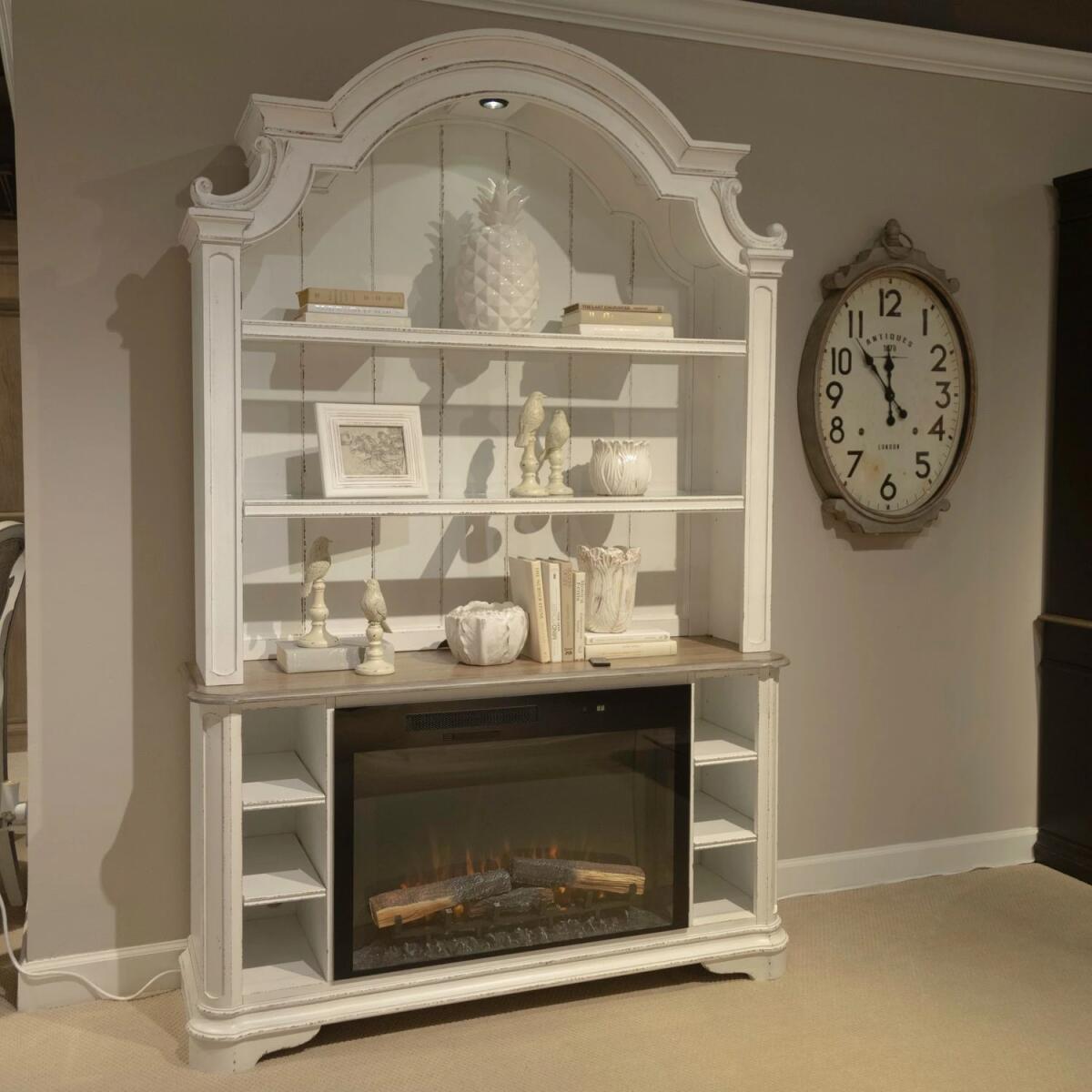 Fireplace TV Consoles 244 56 Inch Credenza w/ Fire FTS - Image 2