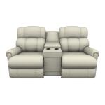 Pinnacle Power Wall Reclining Loveseat w/ Console Headrest & Lumbar - X39512
