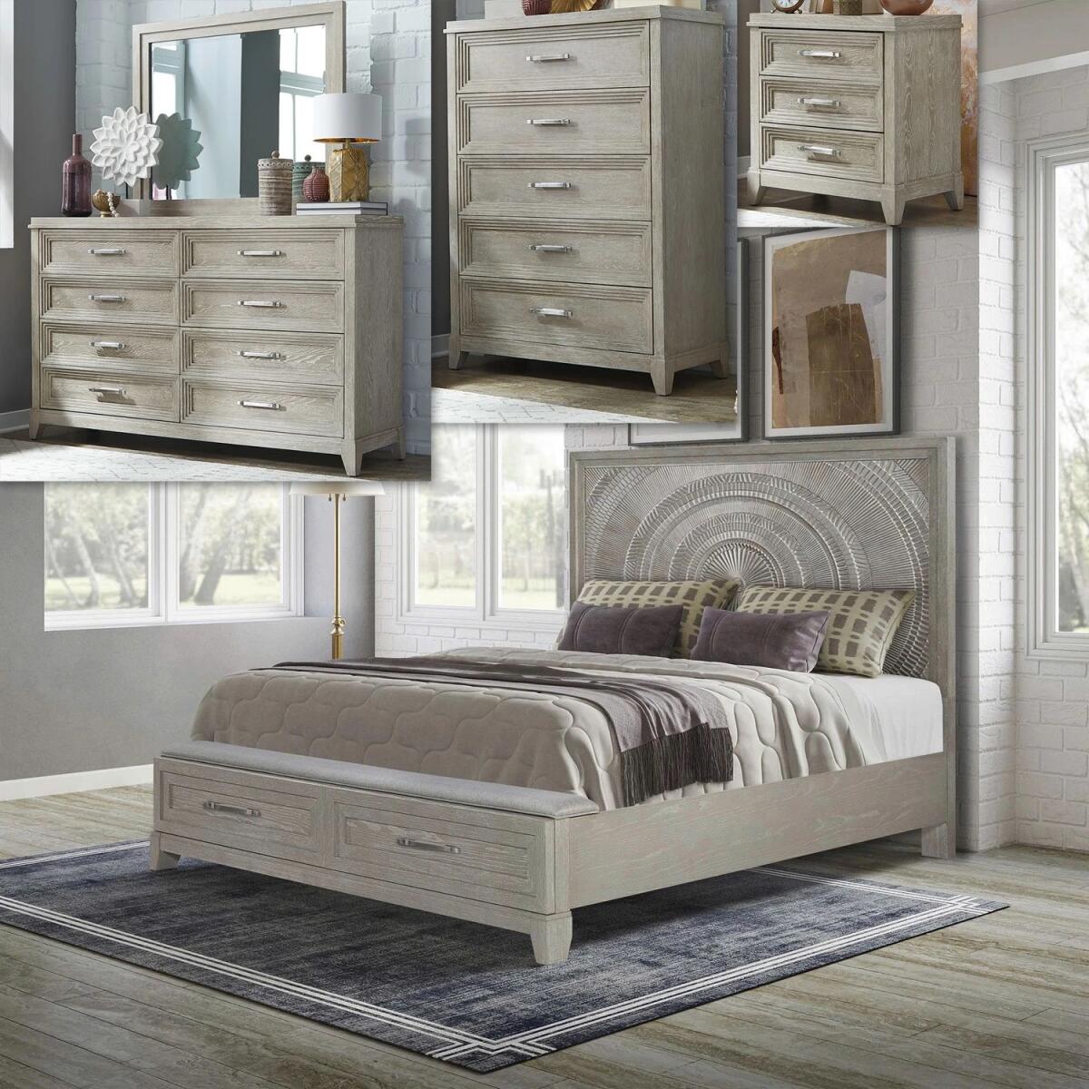 Belmar Opt Queen Storage Bed, Dresser & Mirror, Chest, Night Stand - Image 2