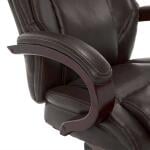 Bellamy Executive Leather Office Chair, Brown - 45783-LZB - Image 11