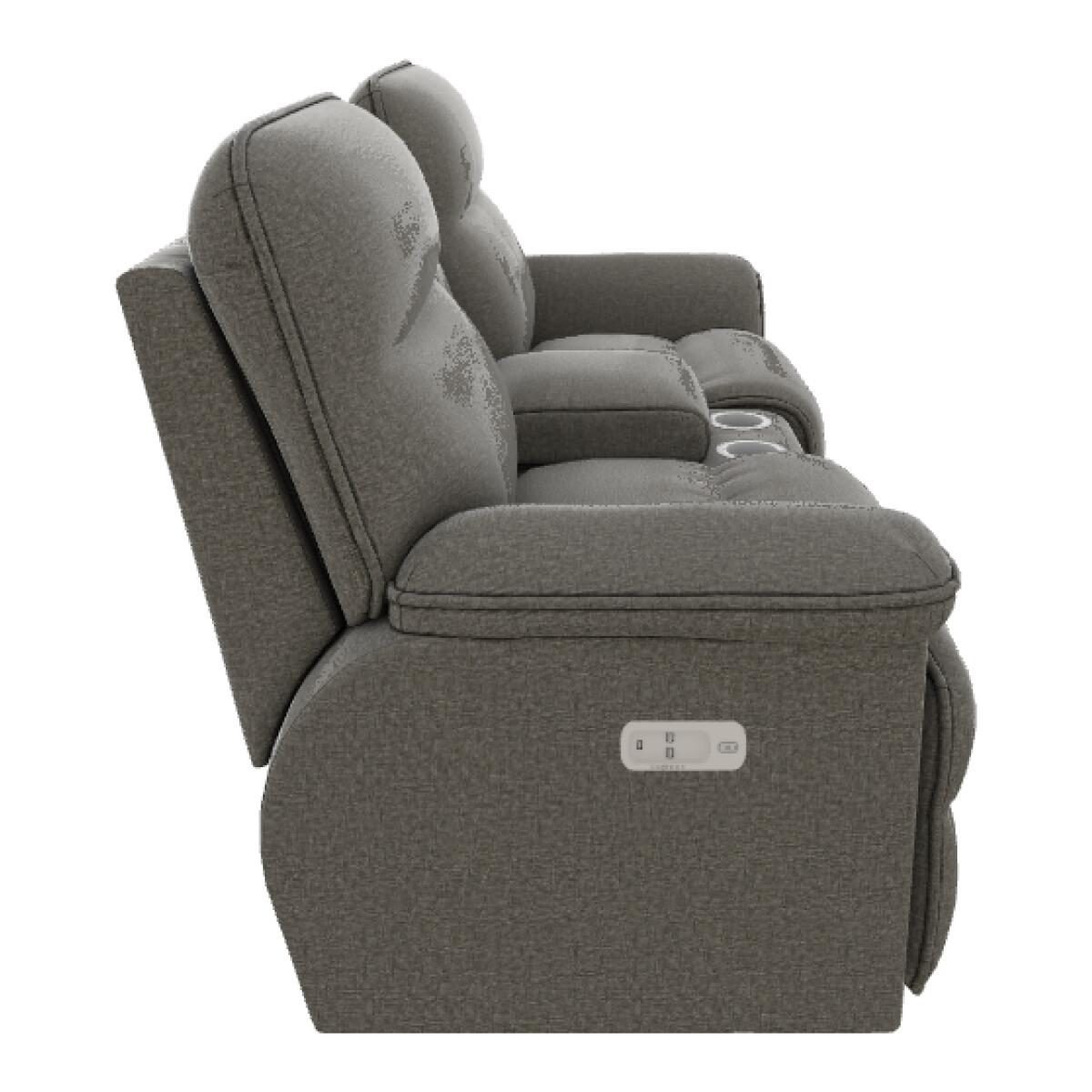 Jay Power Reclining Loveseat w/ Headrest & Console - U49706 - Image 5