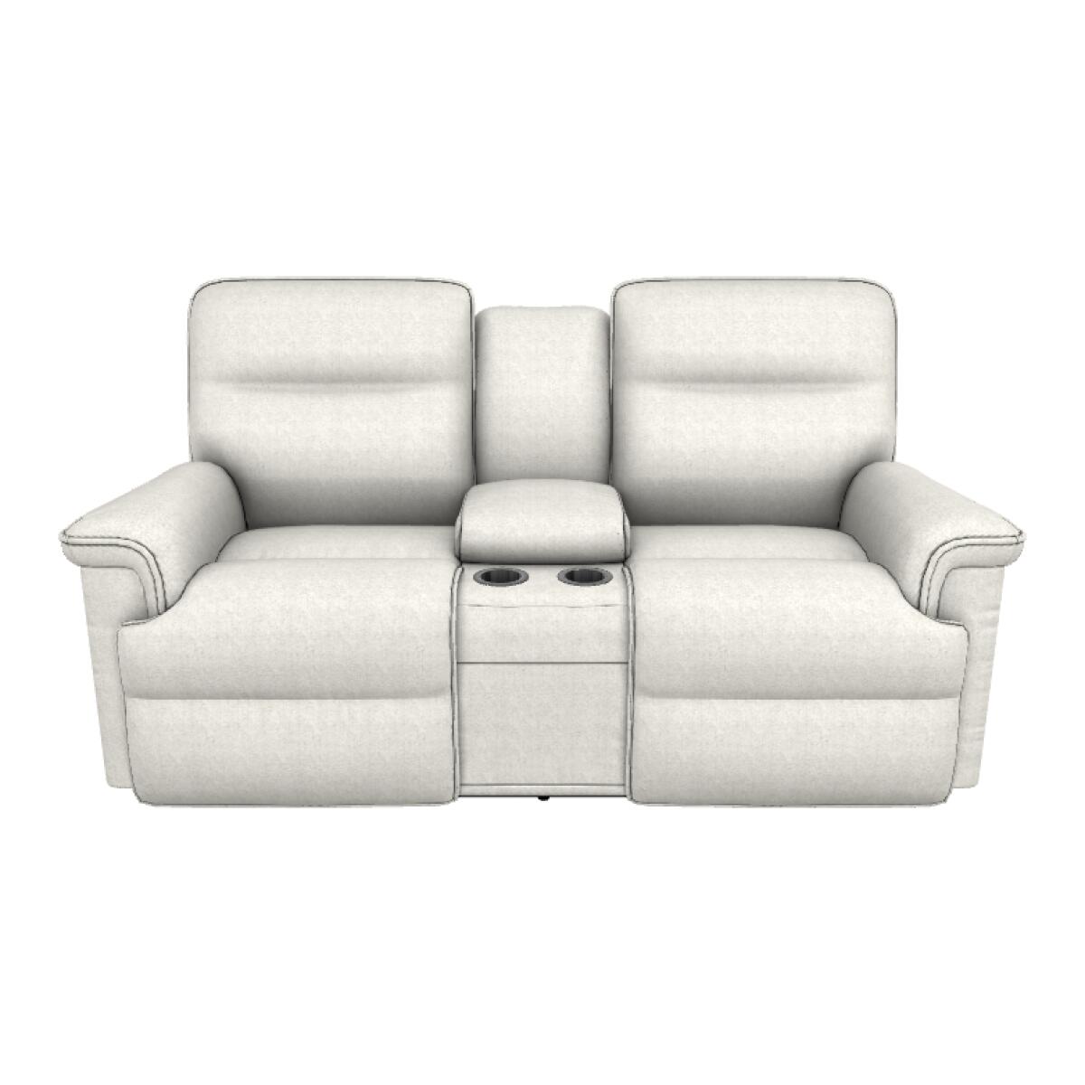 Jay Power Reclining Loveseat w/ Headrest, Lumbar & Console - X49706 - Image 2