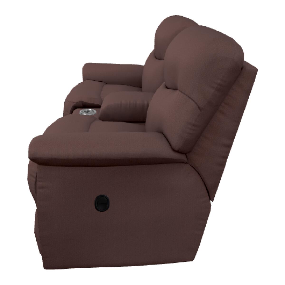 James Reclining Loveseat w/ Console - 449521 - Image 3