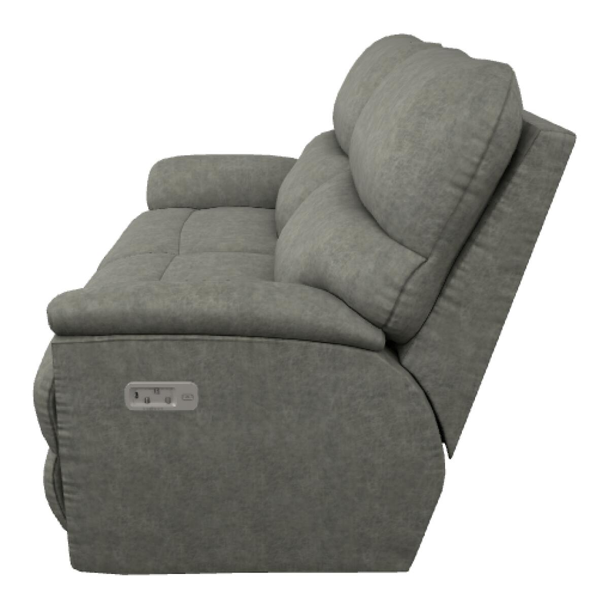 Trouper Power Reclining Loveseat w/ Headrest & Lumbar - X48724 - Image 3