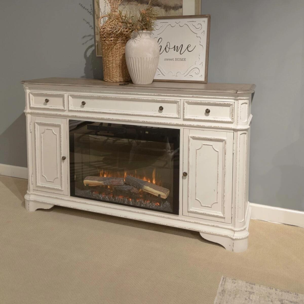 Fireplace TV Consoles 244 68 Inch Server w/ Fire FTS - Image 2