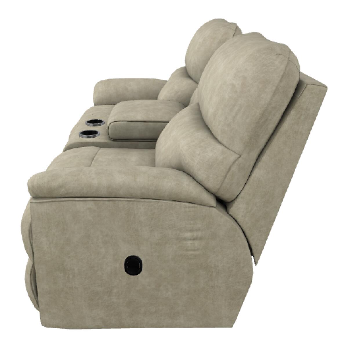 Trouper Reclining Loveseat w/ Console - 449724 - Image 3