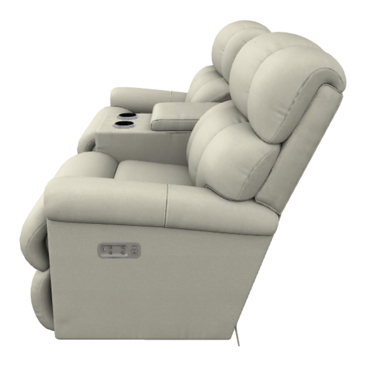 Pinnacle Power Wall Reclining Loveseat w/ Console Headrest & Lumbar - X39512 - Image 3