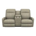 Finley Power Wall Reclining Loveseat w/ Console Headrest & Lumbar - X39747