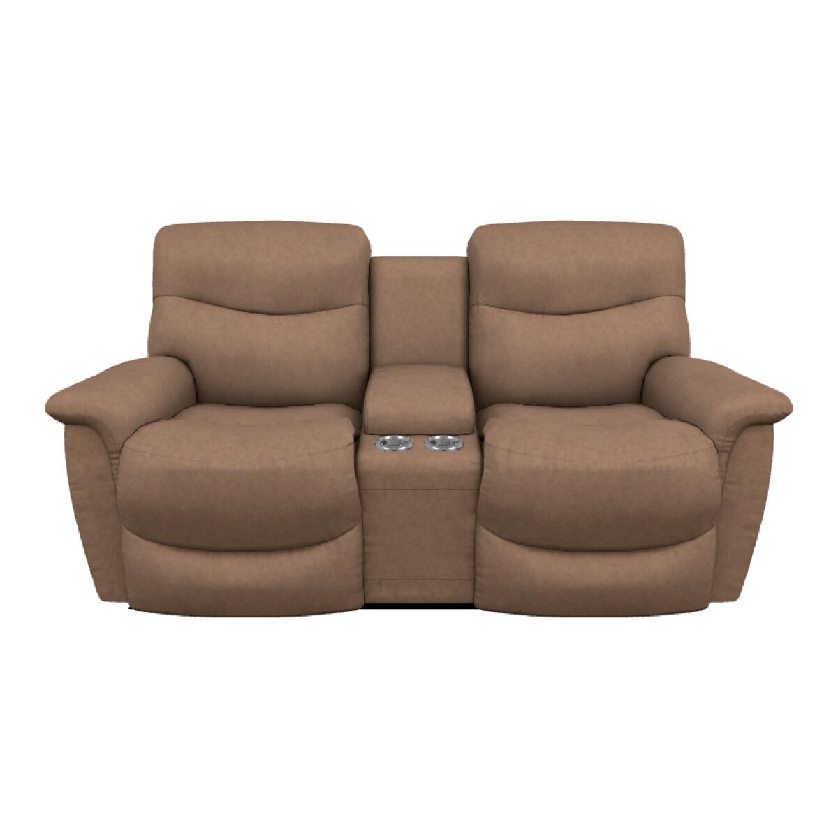 James Power Reclining Loveseat w/ Headrest & Console - U49521 - Image 2