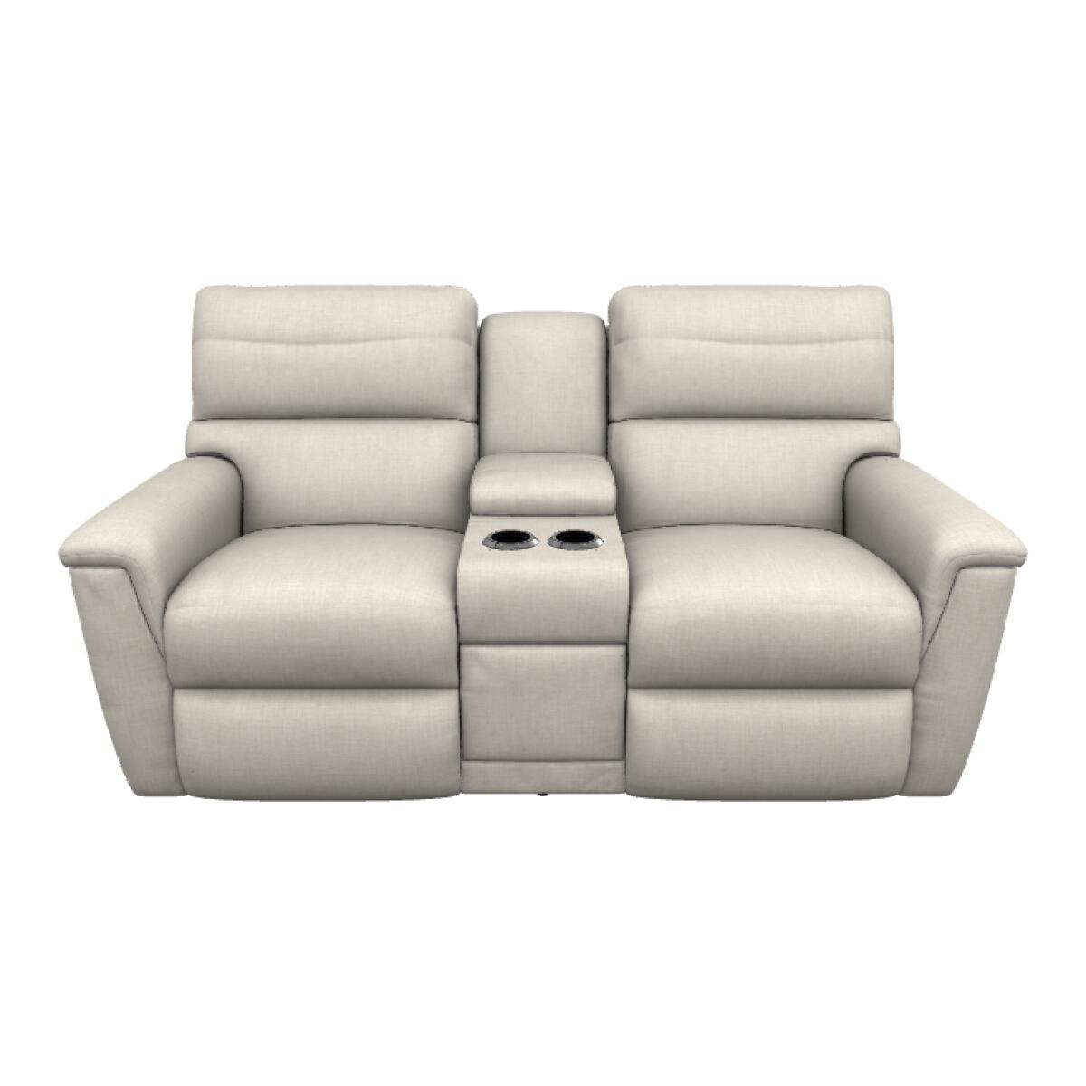 Ava Reclining Loveseat w/ Console - 449769 - Image 2