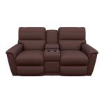 Ava Power Reclining Loveseat w/ Console Headrest & Lumbar - X49769
