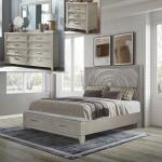 Belmar Opt Queen Storage Bed, Dresser & Mirror, Night Stand