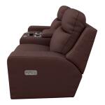 Emmons Power Reclining Loveseat w/ Headrest, Lumbar & Console - X49781 - Image 3