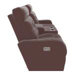 Baron Power Wall Reclining Loveseat w/ Console, Headrest & Lumbar - X39807 - Image 5