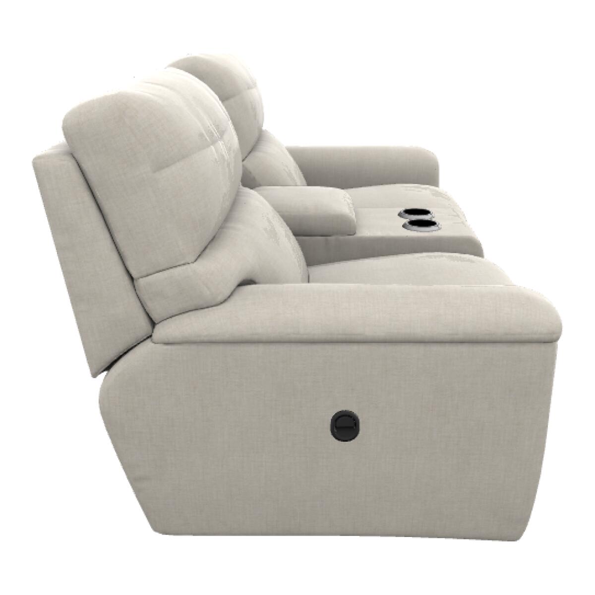 Ava Reclining Loveseat w/ Console - 449769 - Image 5