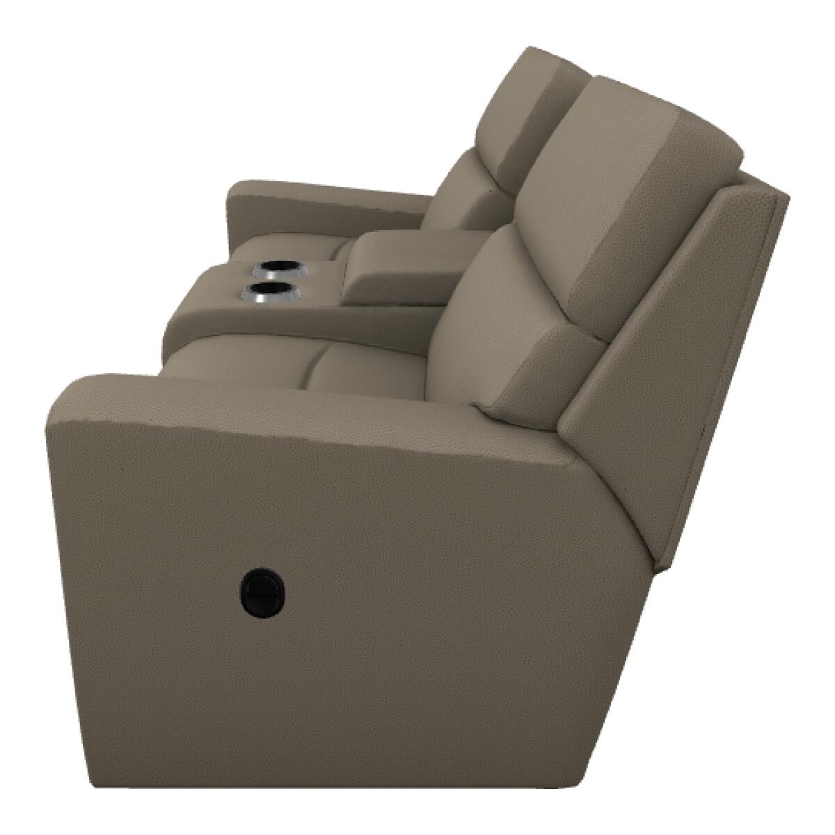 Apollo Reclining Loveseat w/ Console - 449757 - Image 3