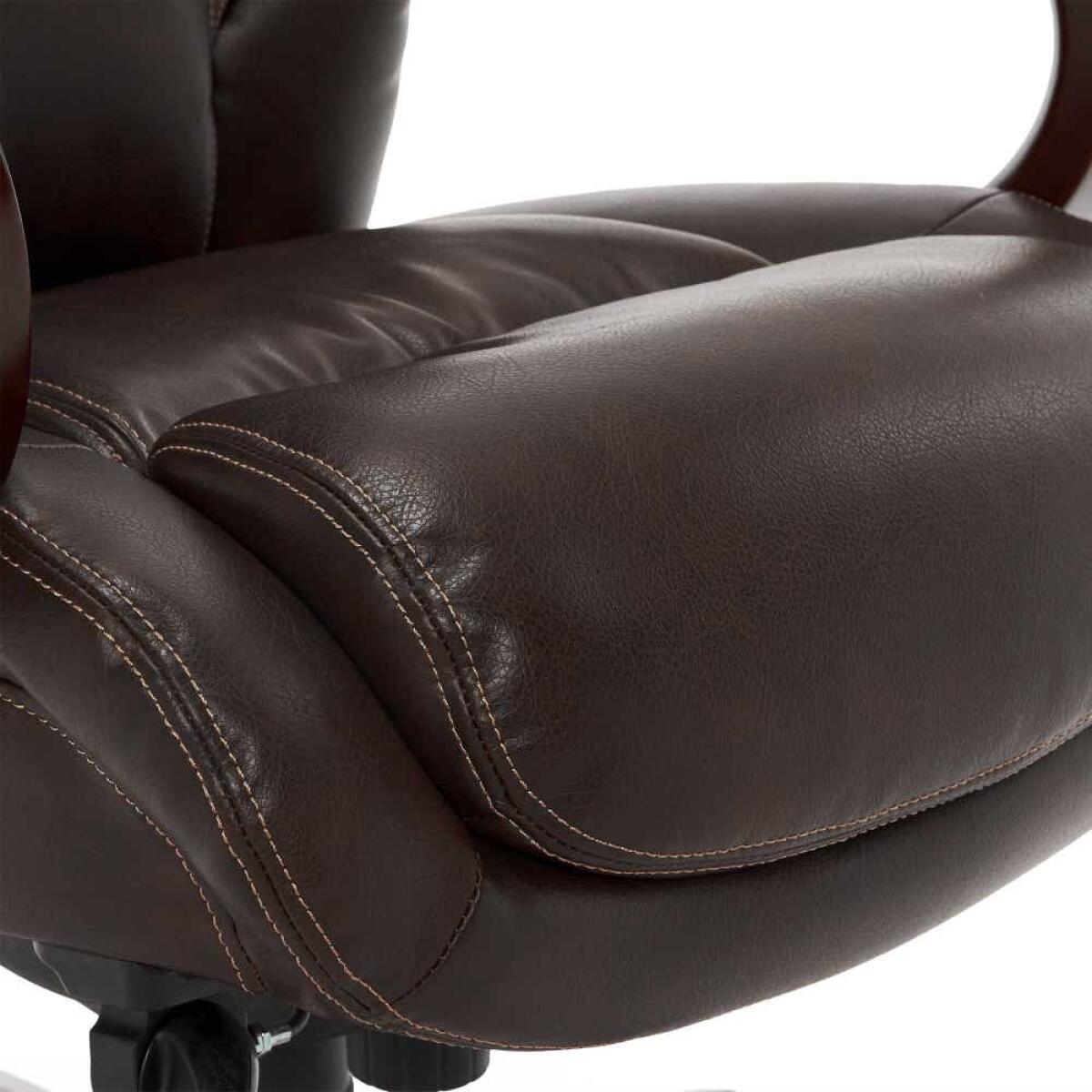 Bellamy Executive Leather Office Chair, Brown - 45783-LZB - Image 12