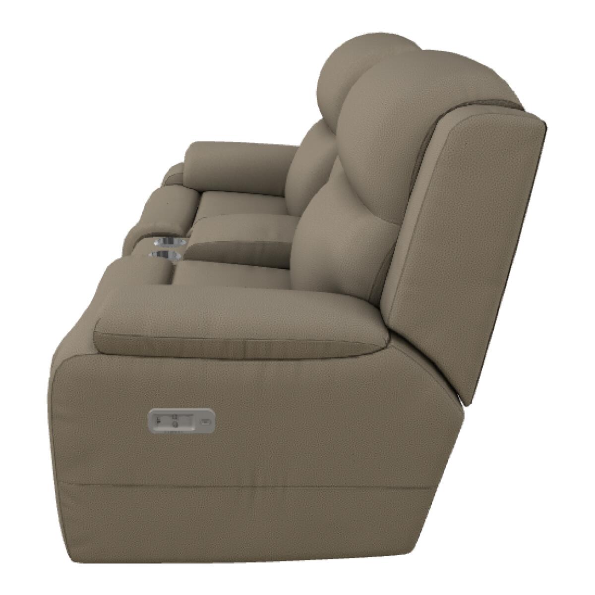 Dorian Power Reclining Loveseat w/ Headrest & Console - U49755 - Image 3