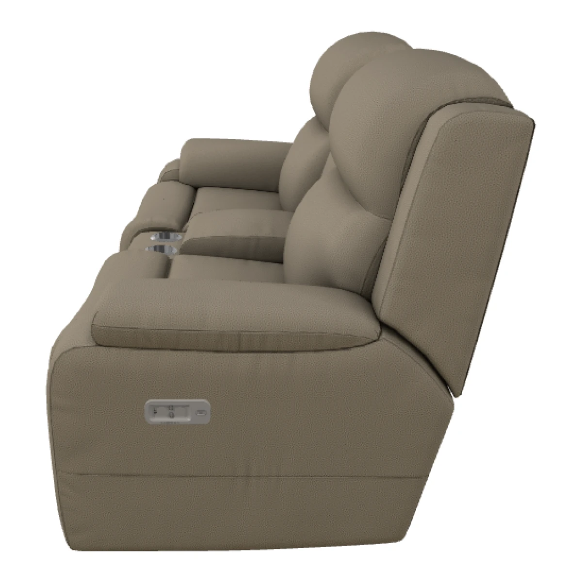 Dorian Power Reclining Loveseat w/ Headrest & Console - U49755 - Image 2