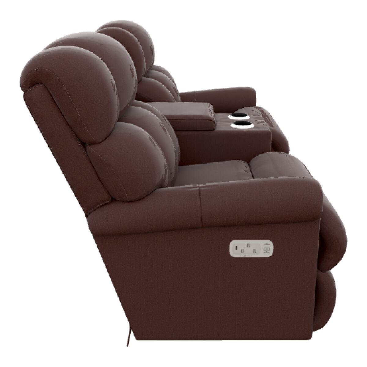 Pinnacle Power Wall Reclining Loveseat w/ Headrest & Console - U39512 - Image 5