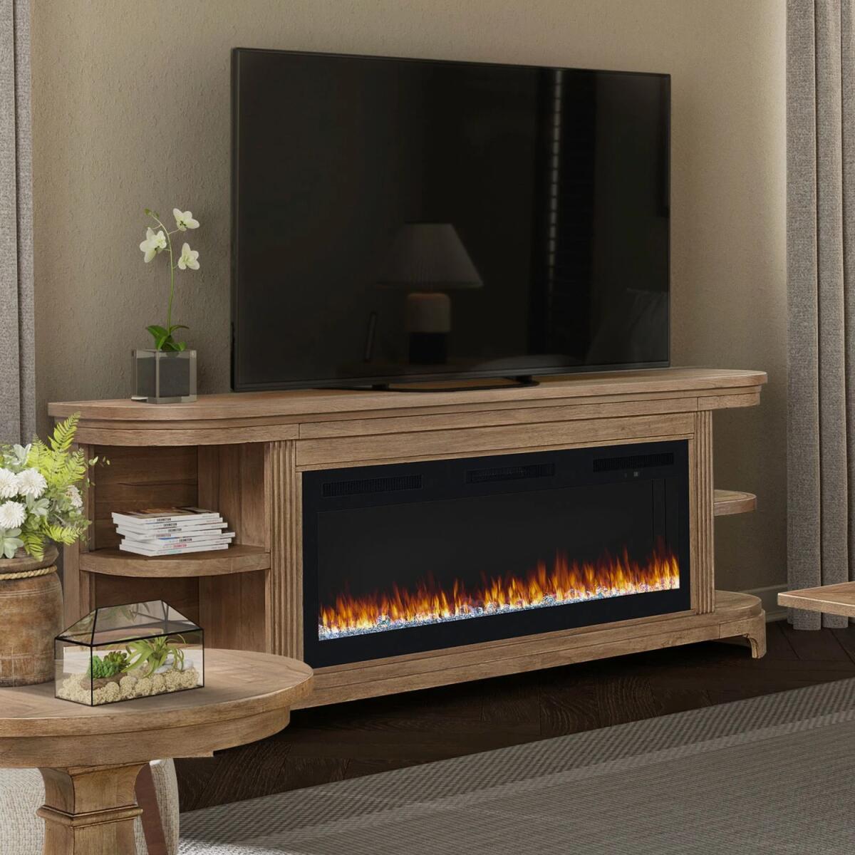 Fireplace TV Consoles 928 82 Inch Console w/ Fire FTS - Image 2