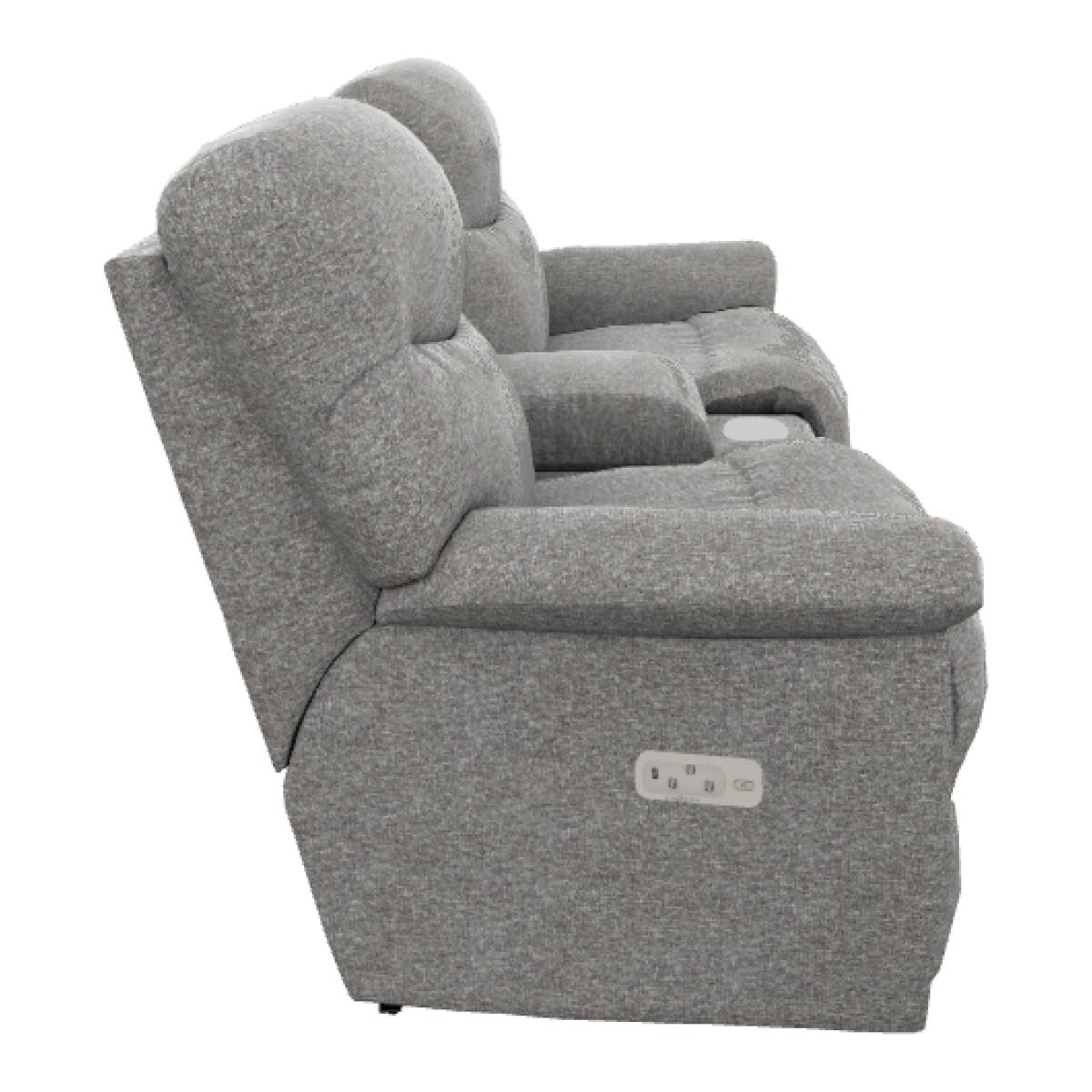 James Power Reclining Loveseat w/ Headrest, Lumbar & Console - X49521 - Image 5