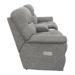 James Power Reclining Loveseat w/ Headrest, Lumbar & Console - X49521 - Image 5