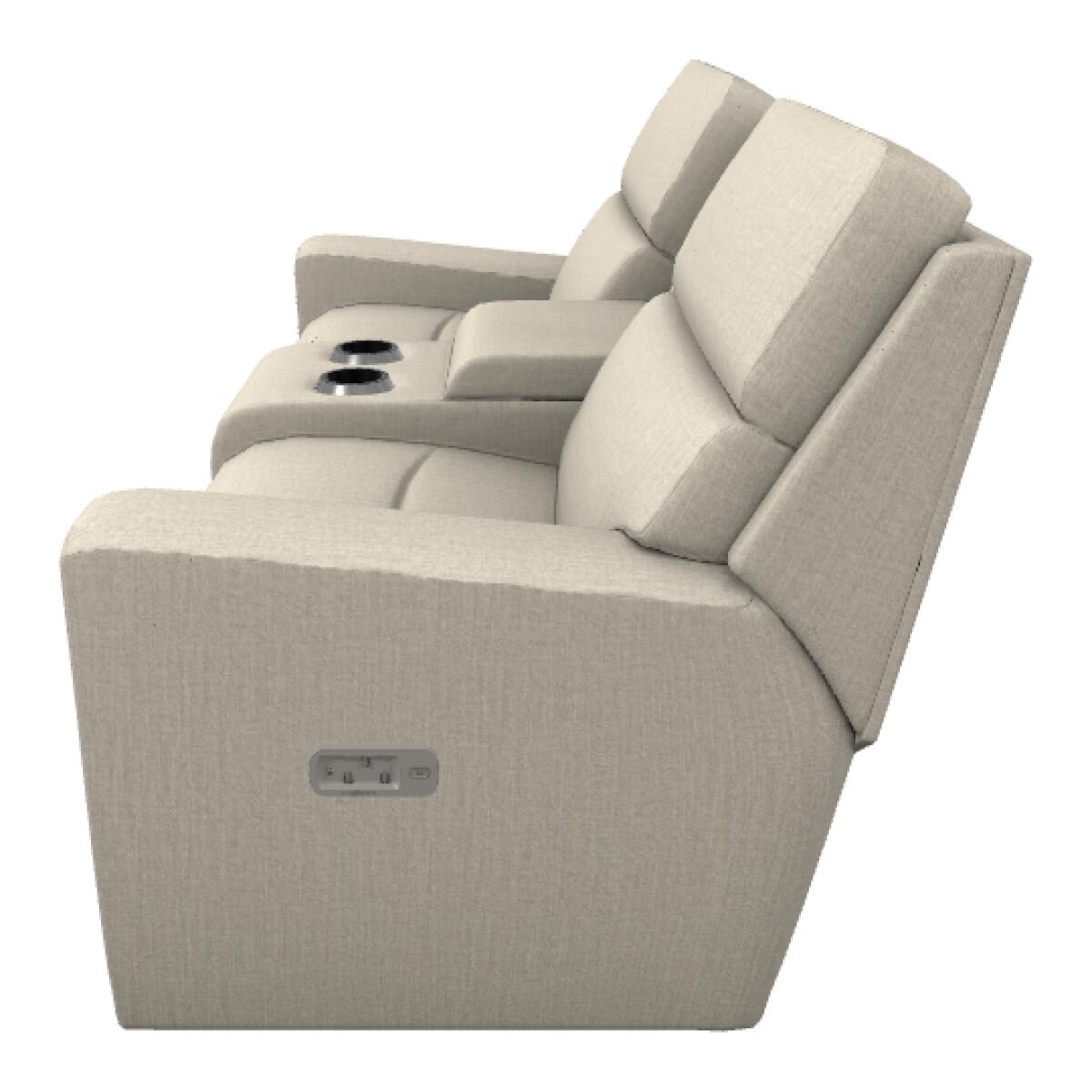 Apollo Power Reclining Loveseat w/ Console Headrest & Lumbar - X49757 - Image 3