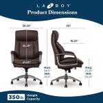 Nova Executive Leather Office Chair, Brown - 52372-BRN - Image 18