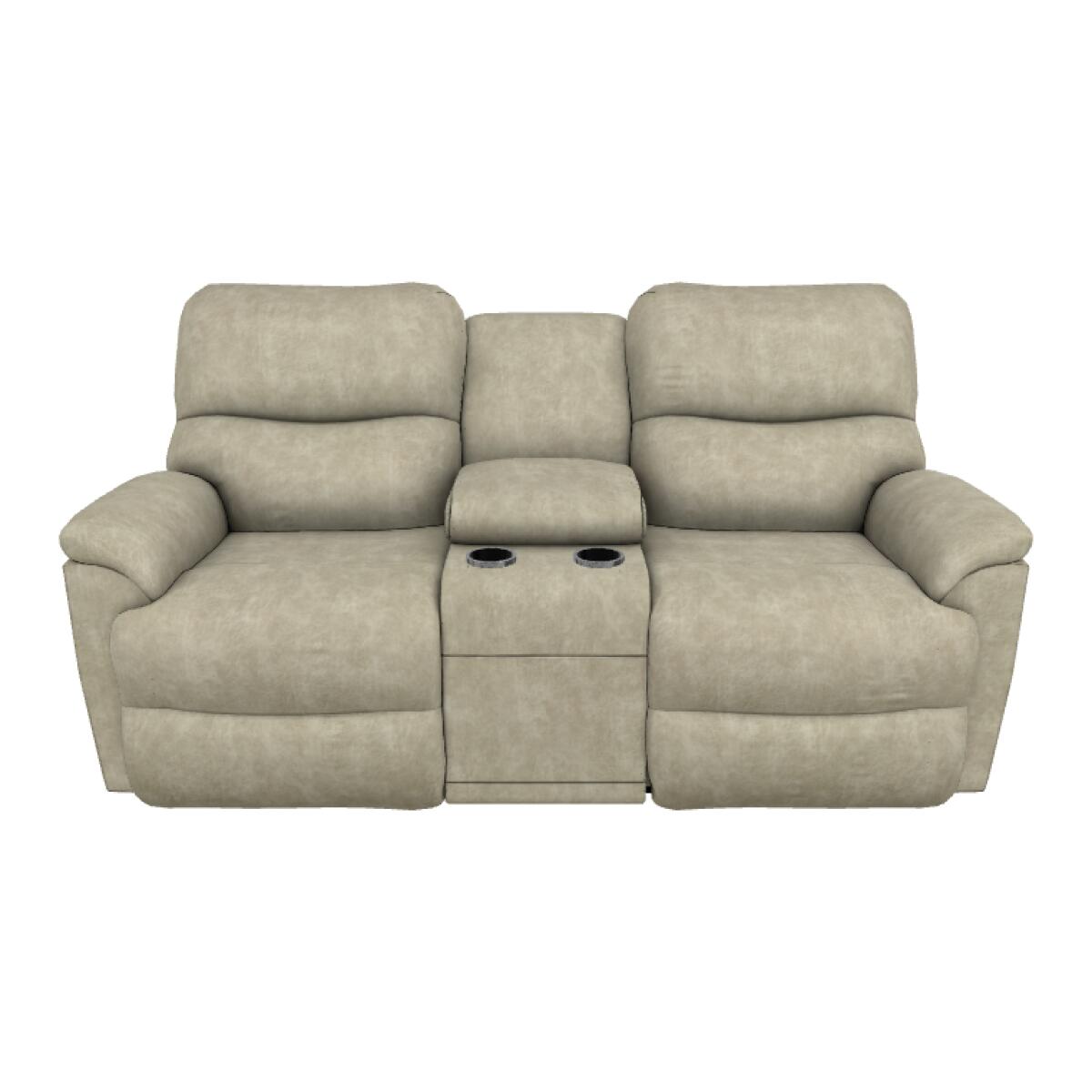 Trouper Reclining Loveseat w/ Console - 449724 - Image 2