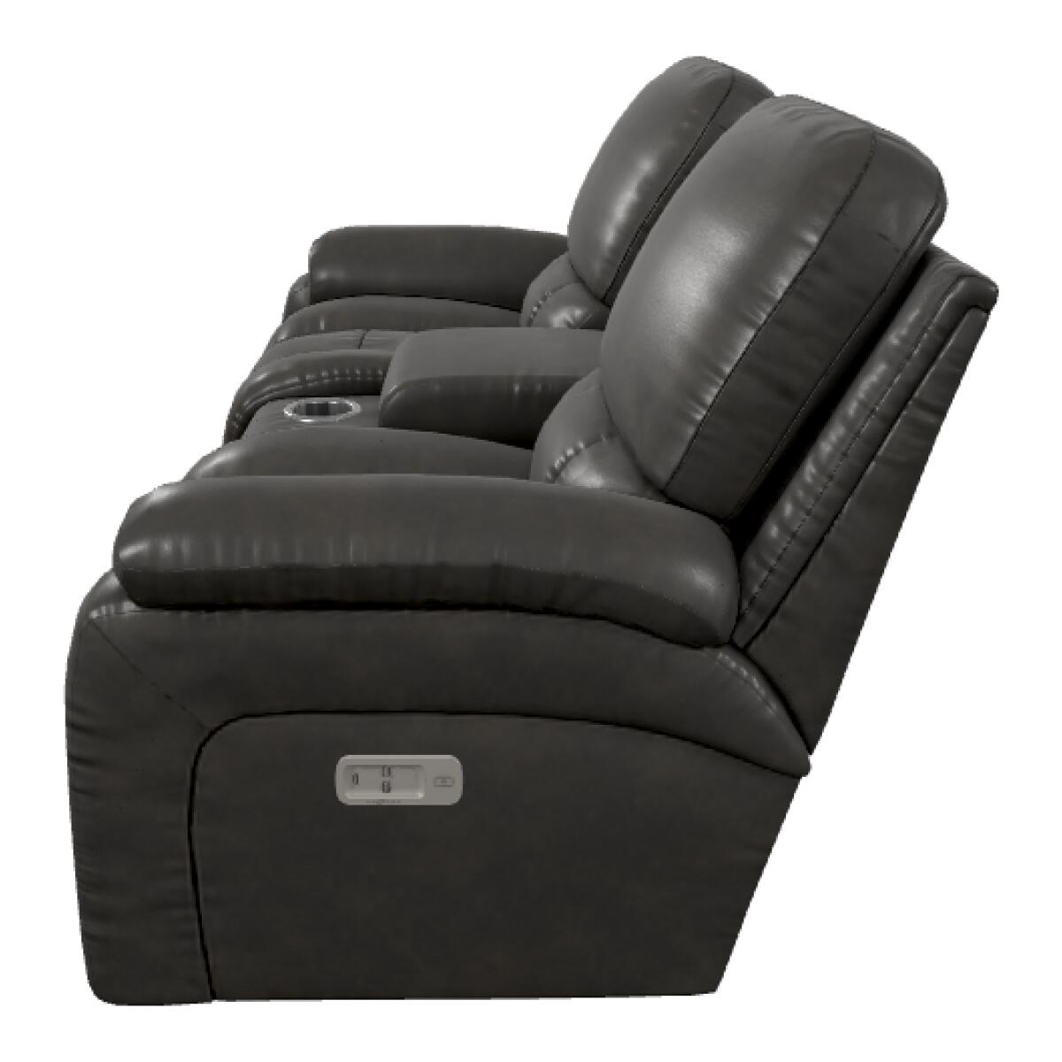 Greyson Power Reclining Loveseat w/ Headrest & Console - U49530 - Image 3